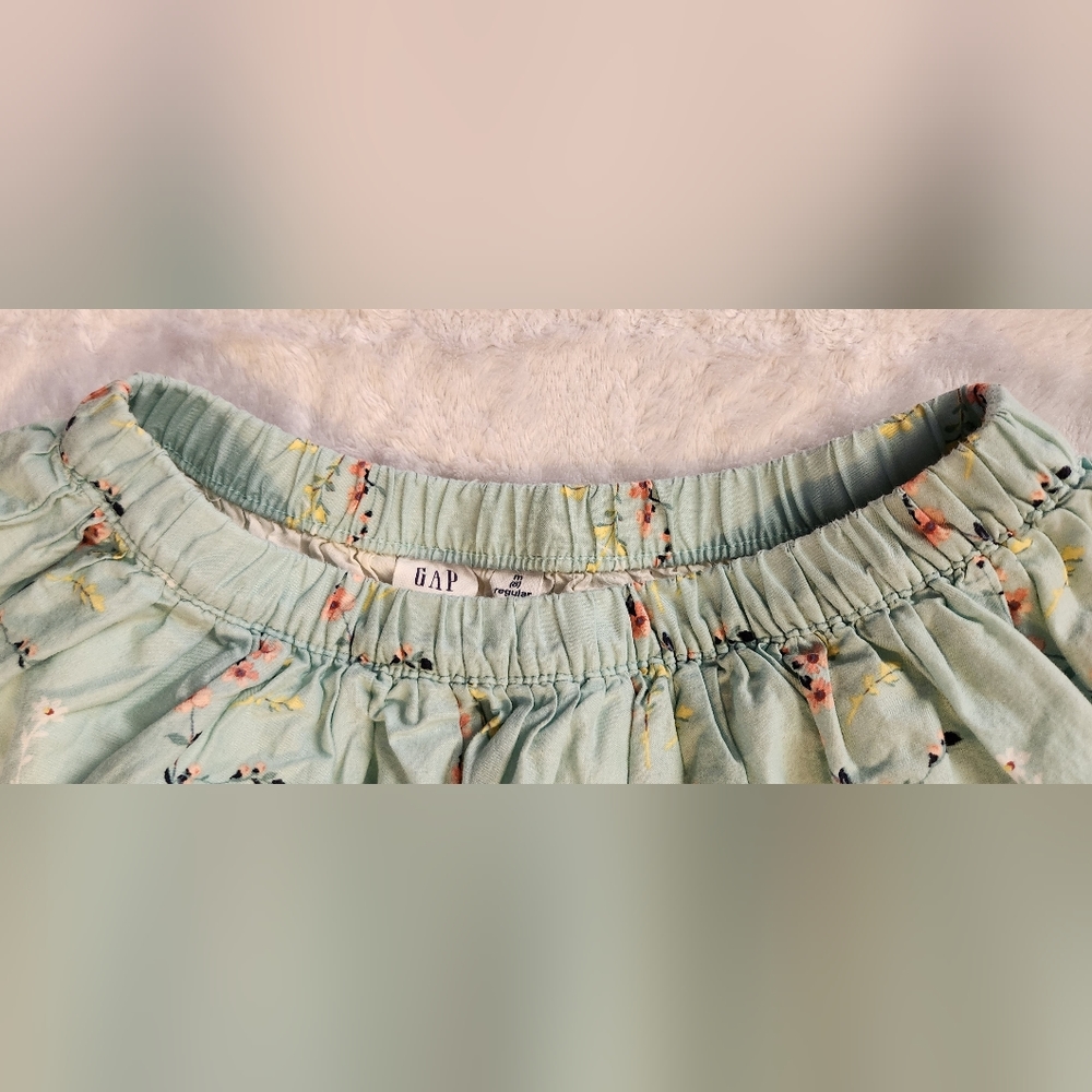 NWOT GAP Mint Floral Skirt, Size M(8) - Picture 5 of 6